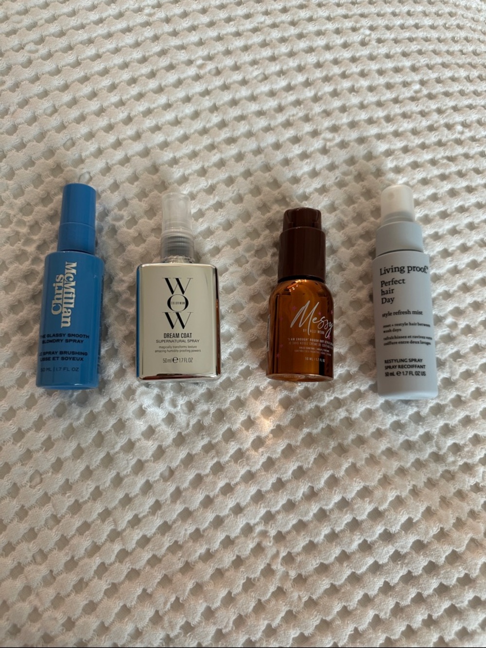 Wow Dream Coat + Living proof Day Refresh Mist + Messy by Alli Webb Bundle